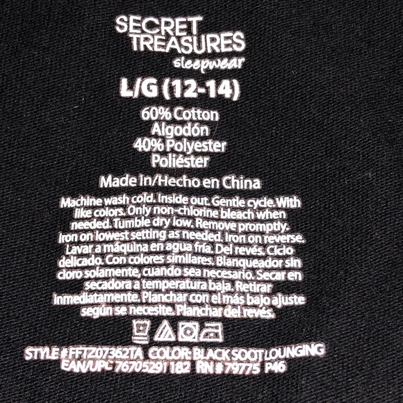 Latte & Lounging Soft Sleep (or workout) Top 14-16 - Picture 4 of 4